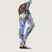Cœurs de conte de fées Leggings Bleus (Droite)