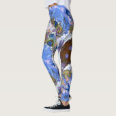 Cœurs de conte de fées Leggings Bleus (Gauche)