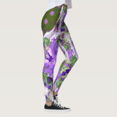 Cœurs de conte de fées Leggings Violets (Droite)