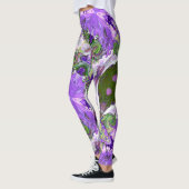 Cœurs de conte de fées Leggings Violets (Gauche)