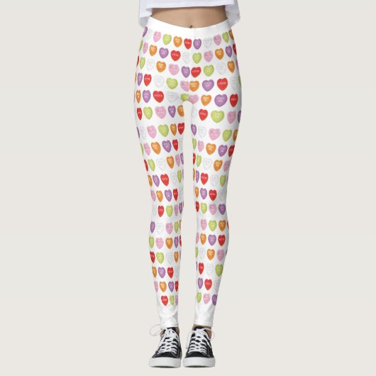 Coeurs de conversation Leggings (Devant)
