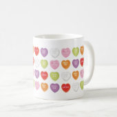 Coeurs de conversation Valentines Mug (Devant droit)