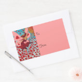 Coeurs de fée CHANGER DE COULEUR ~ Stickers Carrés (Enveloppe)