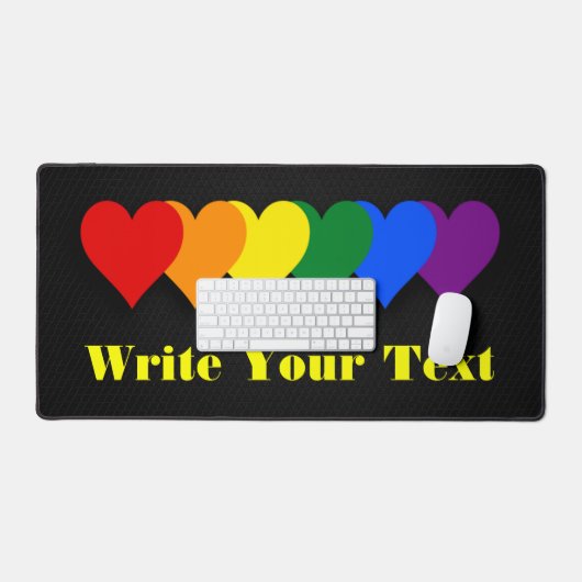 Coeurs de fierté LGBT (Clavier et souris)