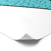 Coeurs de fureur bleu affiche pour enfants (Coin)