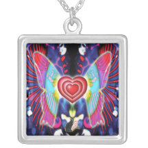 Coeurs De Glys Collier Plaqué Argent