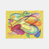 Coeurs de guérison Art molleton souple Couvertures (Devant (Horizontal))