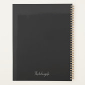 Coeurs de Jésus et Marie Motif noir et or (Dos)