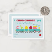 Coeurs de la carte de vacances Valentines Classe T (Devant/Arrière en situation)