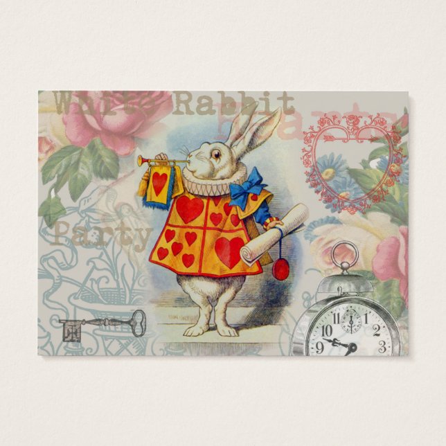 Cœurs de Lapin Blanc Alice Classique (Dos)