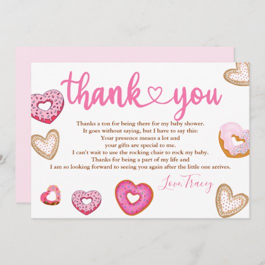 Coeurs de Merci beignets de Saint Valentin (Devant / Derrière)