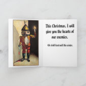 Coeurs de notre carte de Noël d'ennemis (Intérieur)