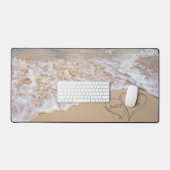 Coeurs de plage avec noms (Clavier et souris)