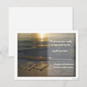 coeurs de plage sunrise rsvp (Devant / Derrière)