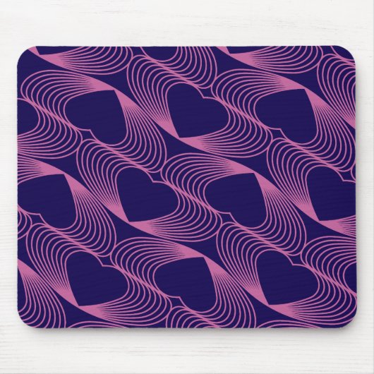 cœurs de saint valentin design sur tapis de souris (Devant)