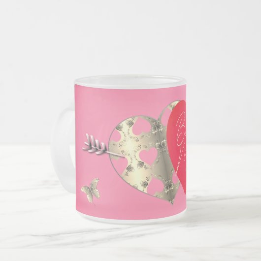 Coeurs de Saint-Valentin et Mug d'Arrow (Devant gauche)