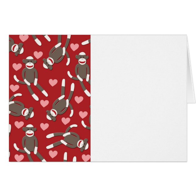 Coeurs de singe de chaussette (Devant horizontal)