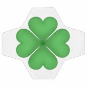 Coeurs de trèfle à quatre feuilles shamrocks (Plat)