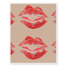 COEURS DE VALENTINE PERSONNALISÉS TATOOS TEMPORAIR