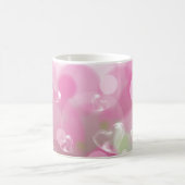 Coeurs de verre sur Mug rose (Centre)