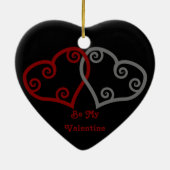 Coeurs défoulants Soyez Mon Ornement Saint-Valenti (Dos)