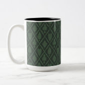 Coeurs Diamants Pique Clubs Motif Mug (Gauche)
