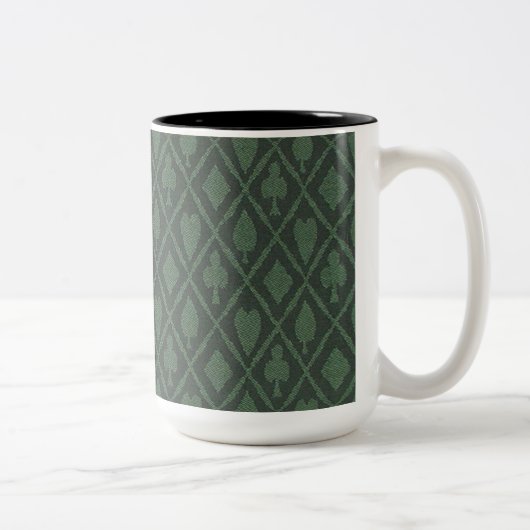 Coeurs Diamants Pique Clubs Motif Mug (Droit)