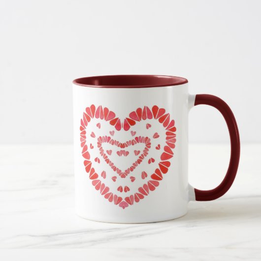 COEURS DOUCES Maroon Combo Mug (Droite)