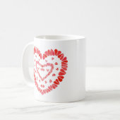 COEURS DOUCES Mug blanc (Devant gauche)