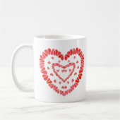 COEURS DOUCES Mug blanc (Gauche)