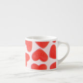 Coeurs doux Coeur rose espresso mug (Droite)