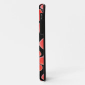 Coeurs doux coque iphone noir (Dos/Gauche)
