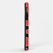 Coeurs doux coque iphone noir (Dos/Droite)