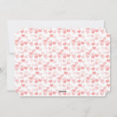 Coeurs doux en blanc | Carte photo de la Saint Val (Dos)