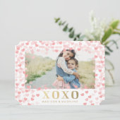 Coeurs doux en blanc | Carte photo de la Saint Val (Debout devant)