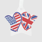 Coeurs du drapeau américain et britannique (dos)