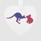 Coeurs du drapeau australien et américain (dos)