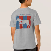 Coeurs du SPG avec Adopt Foster Volunteer! T-shirt (Dos)