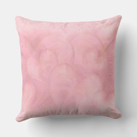 Coeurs Élégants Lance Oreiller (Verso)