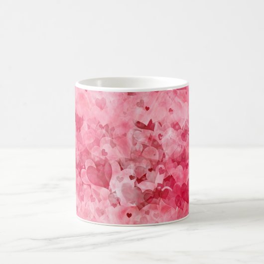 Coeurs élégants Mug (Centre)