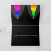 Coeurs embrasés avec la carte gaie de (Intérieur)