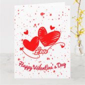 COEURS EN CARTE AMOUREUSE (Fleur jaune)