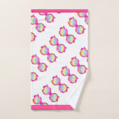 COEURS encadrées (Serviette à main)