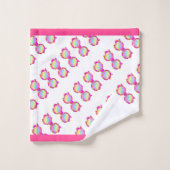 COEURS encadrées (Gant de toilette)