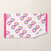 COEURS encadrées (Serviette à main)