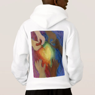 Coeurs et mains Aimer Diversité Art Sweat - shirt 