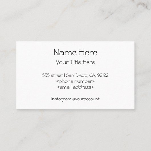 Coeurs et mains Aimer Diversité Carte de visite d' (Dos)