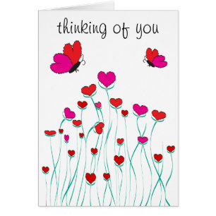 Coeurs et papillons Valentine Love
