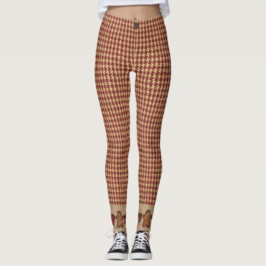Coeurs Et Pâtes D'Épices Hommes Leggings (Devant)