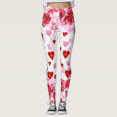 Coeurs et Roses pour les Leggings de la Saint Vale (Devant)